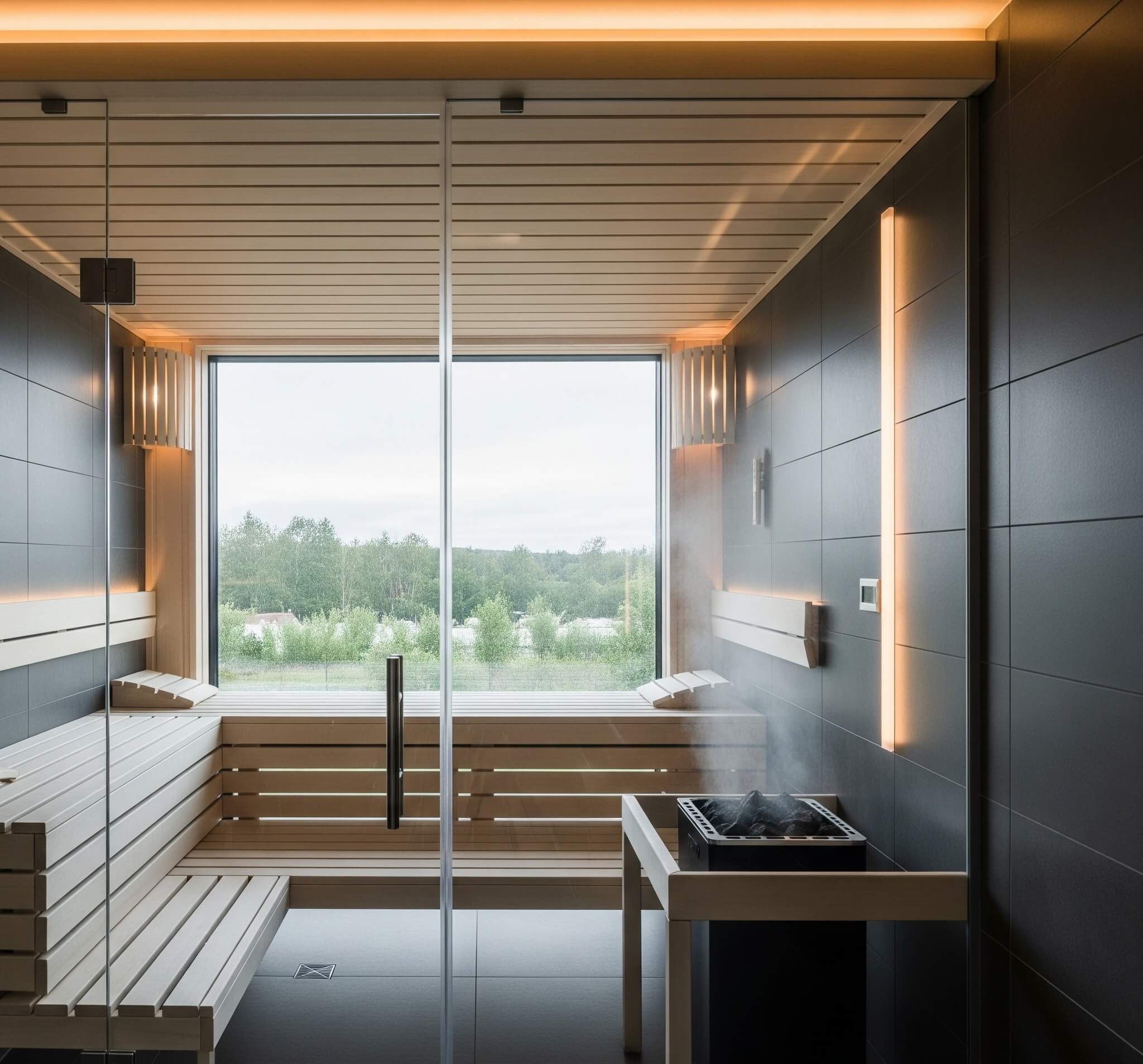 Nowoczesna sauna ogrodowa wykonana przez Sauny Eden – Małopolska